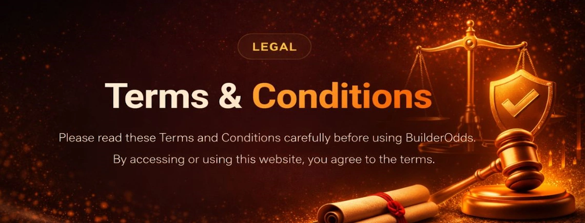 BuilderOdds Terms and Conditions